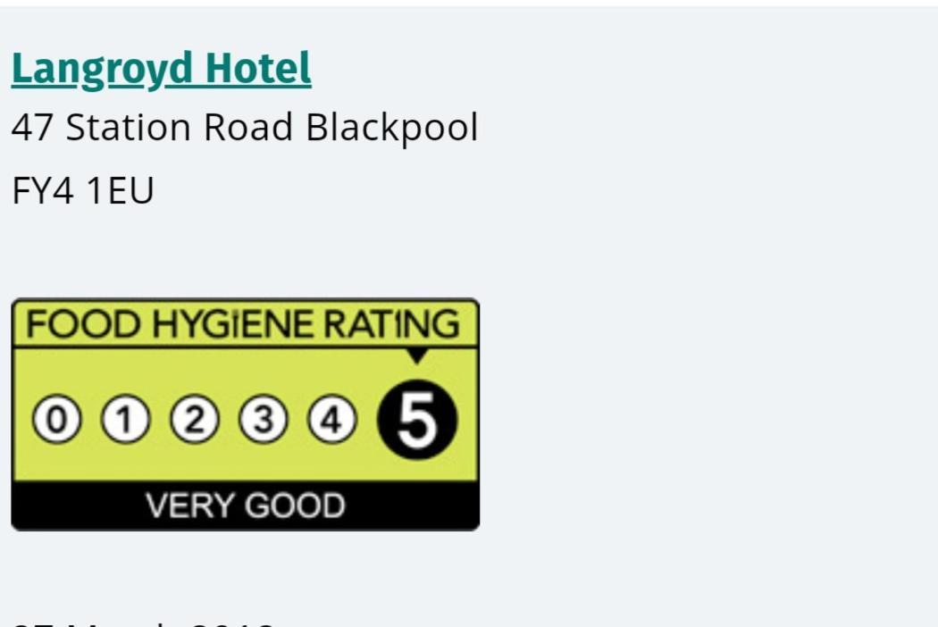 Langroyd Hotel ブラックプール エクステリア 写真